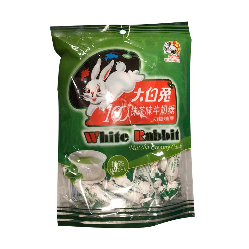 大白兔奶糖 抹茶味牛奶糖 150g/CN White Rabbit Creamy Candy Matcha Fl