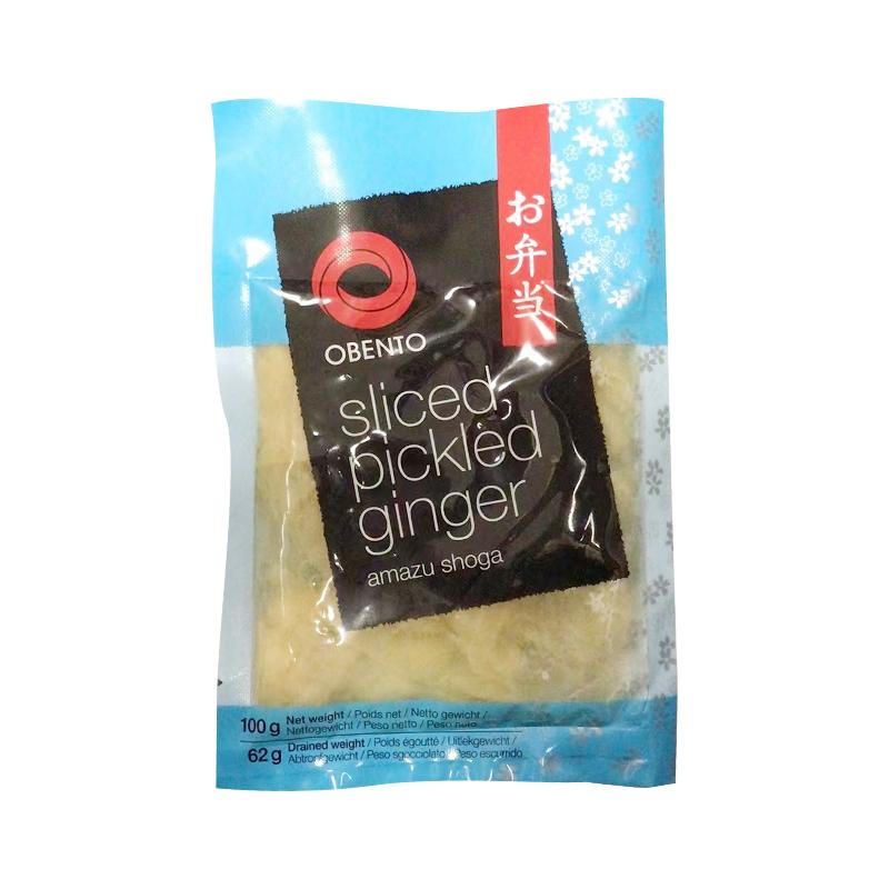Obento 姜片 100g/OBENTO SLICED PICKLED GINGER