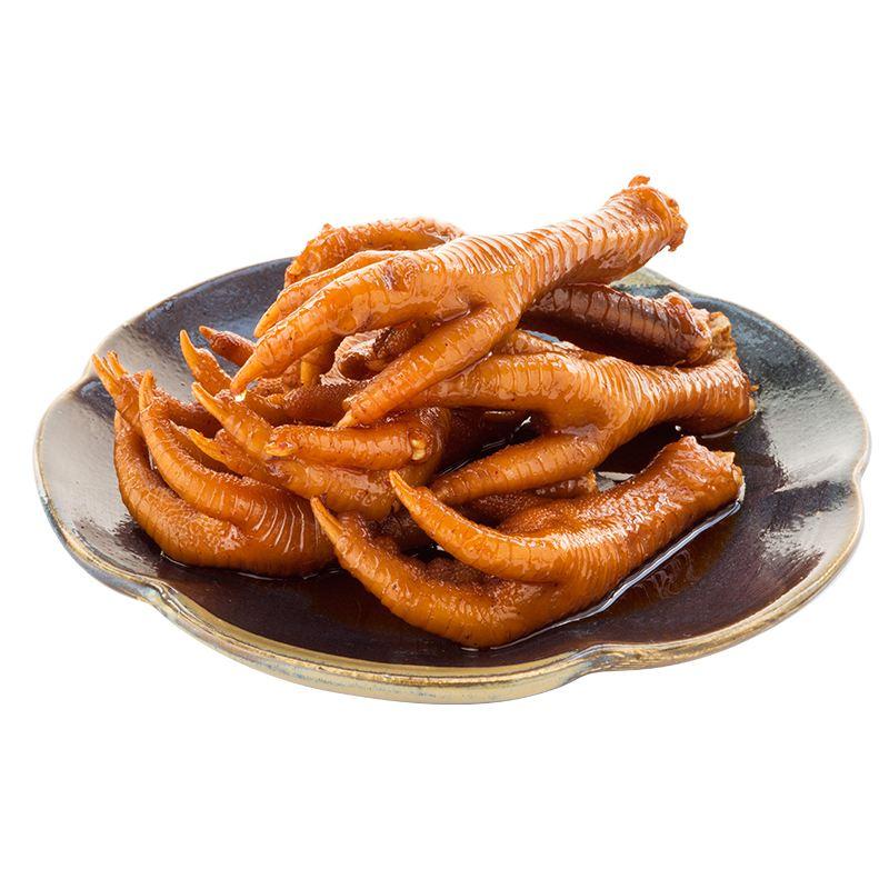 【丁姐烤鸭卤味 单独下单 邮费8.49欧】微辣 卤鸡爪500g