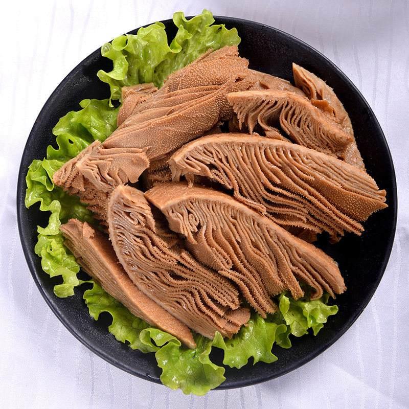 【丁姐烤鸭卤味 单独下单 邮费8.49欧】微辣 卤牛百叶500g