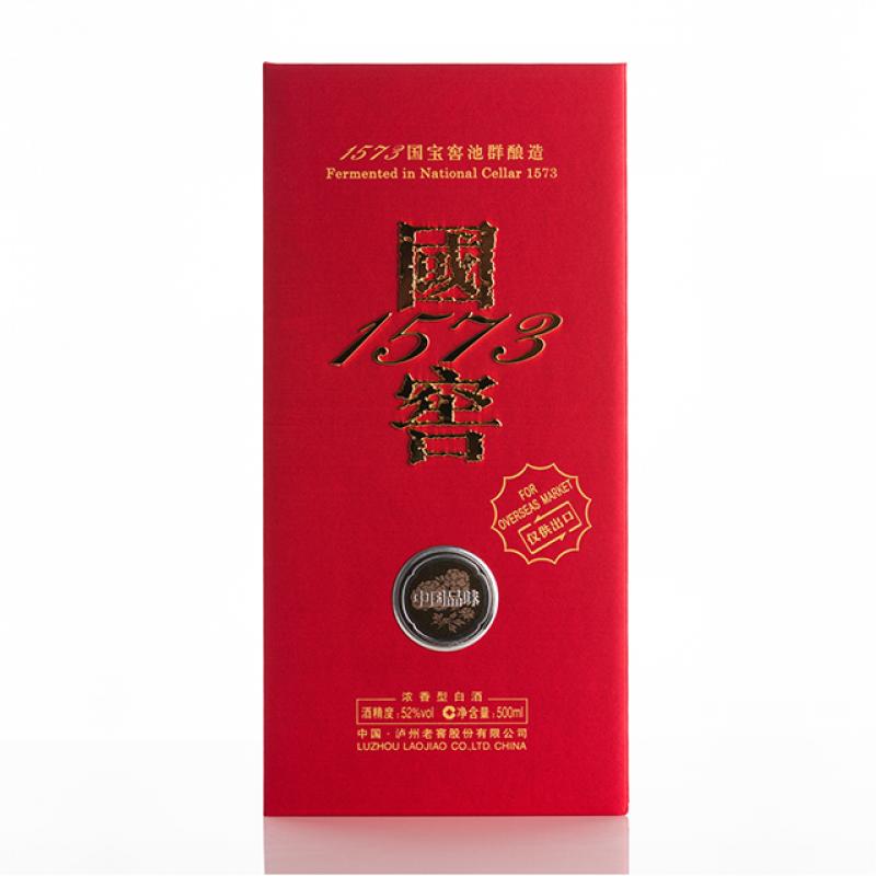 泸州老窖 国窖1573 白酒 中国品味系列52° 500ml/Guojiao 1573 chinesischer Geschmack