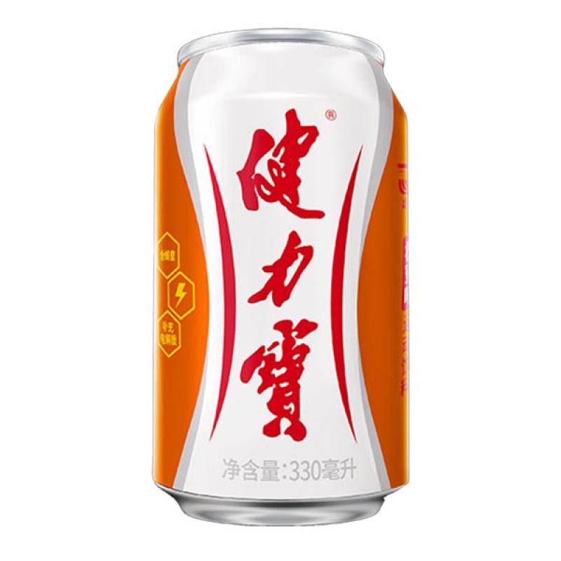 健力宝 运动饮料橙蜜味 330ml/JianLiBao Sportgetränk Orange-Honig Geschmack 330ml