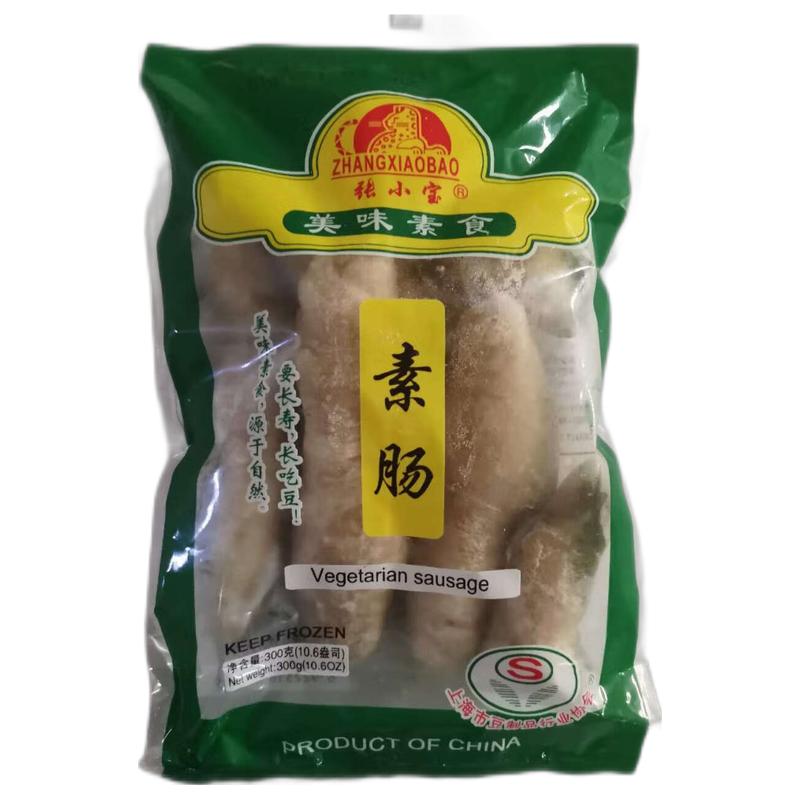 生鲜 冷冻 张小宝 素肠/面筋/素鸡300g/Zhang Xiaobao Wurst 300g