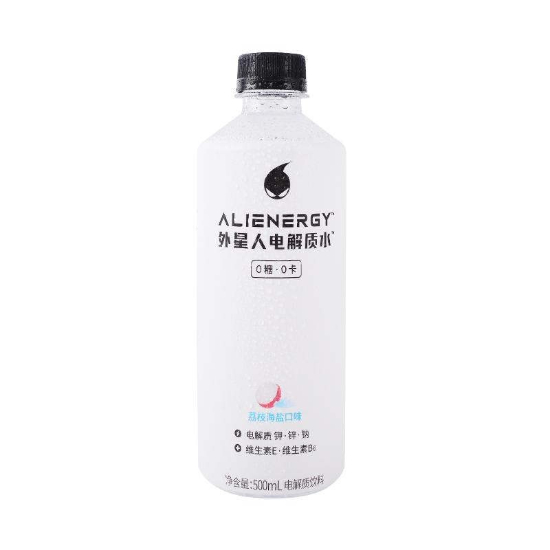 元气森林 外星人电解质水 荔枝海盐味500ml/Elektrolyt Wasser Litschi Meersalz 500ml