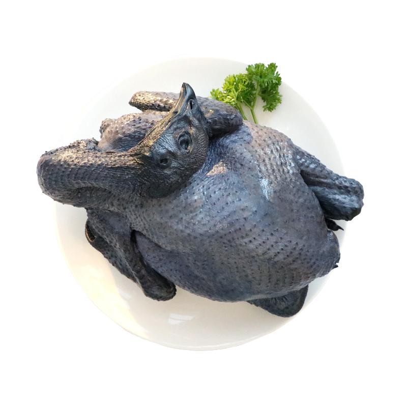 生鲜 冷冻 乌骨鸡 约1kg/Etwa 1kg schwarzes Knochenhuhn