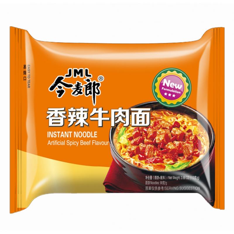 今麦郎 方便面 香辣牛肉面  110g/Instant Nudeln 110g