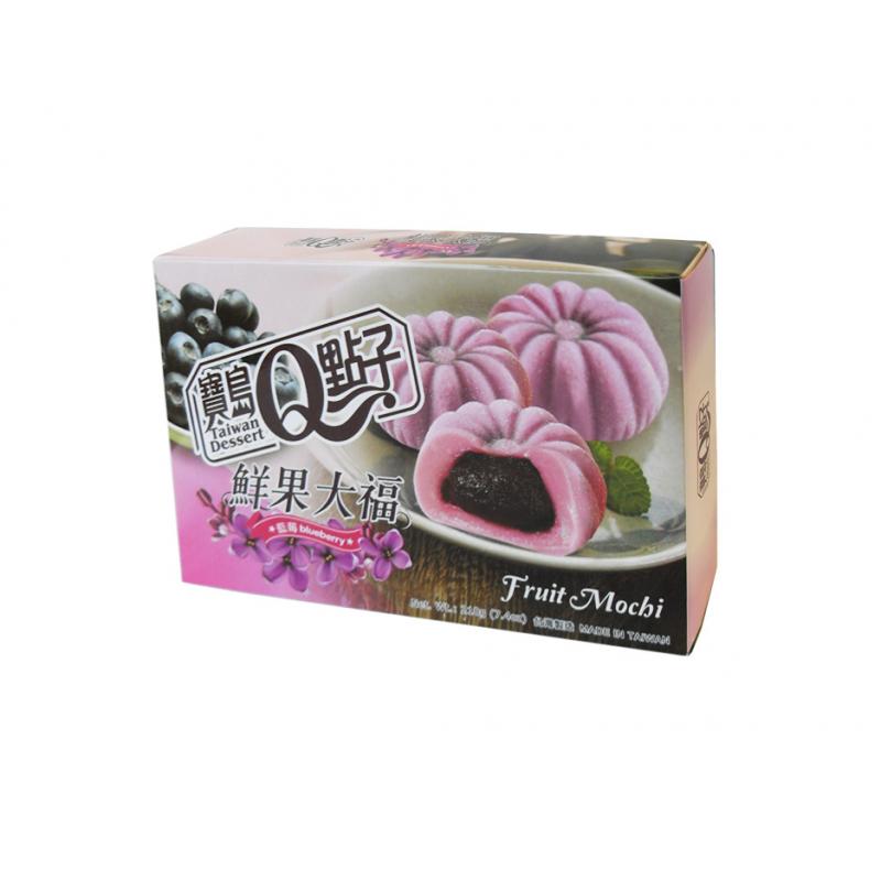 宝岛Q点子 大福 鲜果大福 蓝莓口味210g/TW Q Fruit Mochi Blueberry