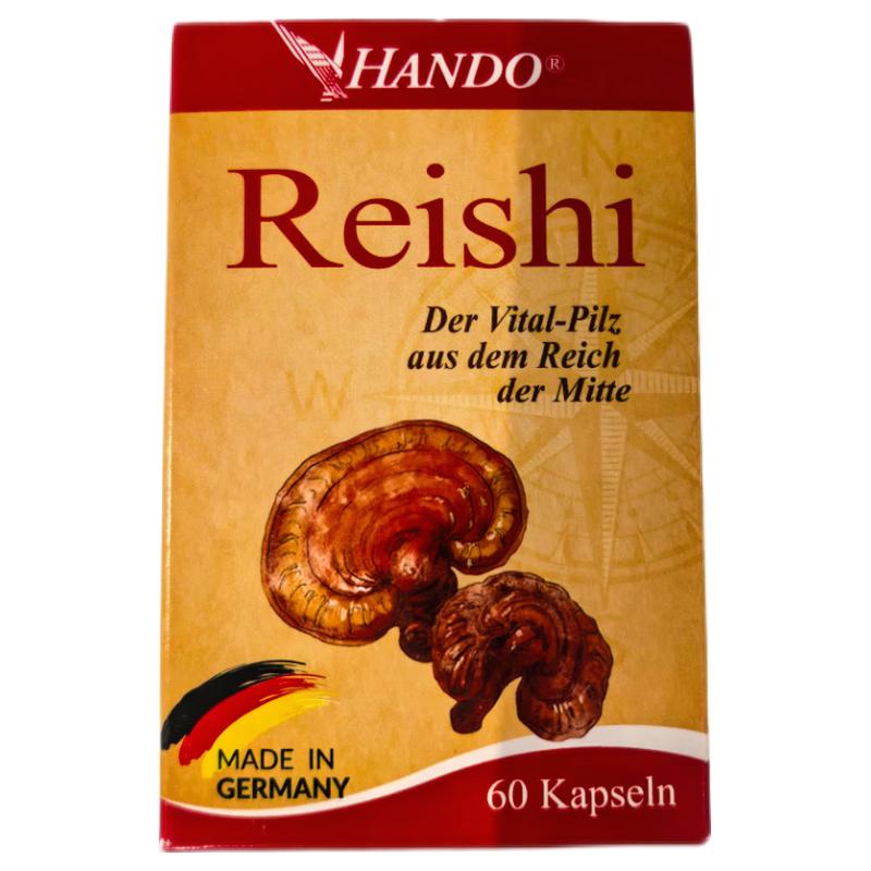 德国 HANDO Reishi灵芝 60粒-心脏血液循环-肝-肺-抗衰老