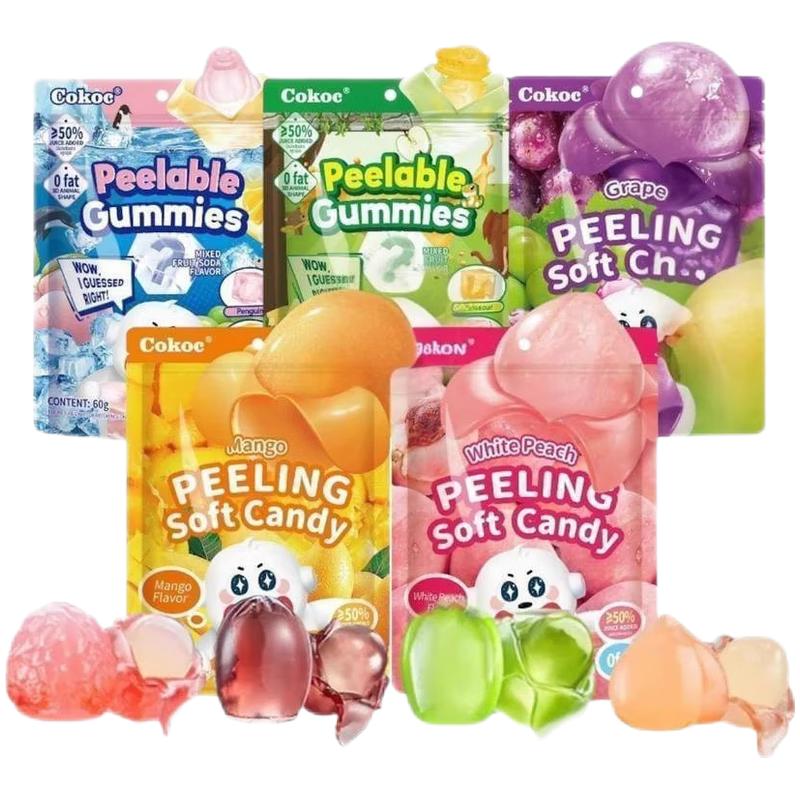 cokoc 超级好吃 剥皮软糖 软糖 芒果味75g/Mango Geschmack 75g