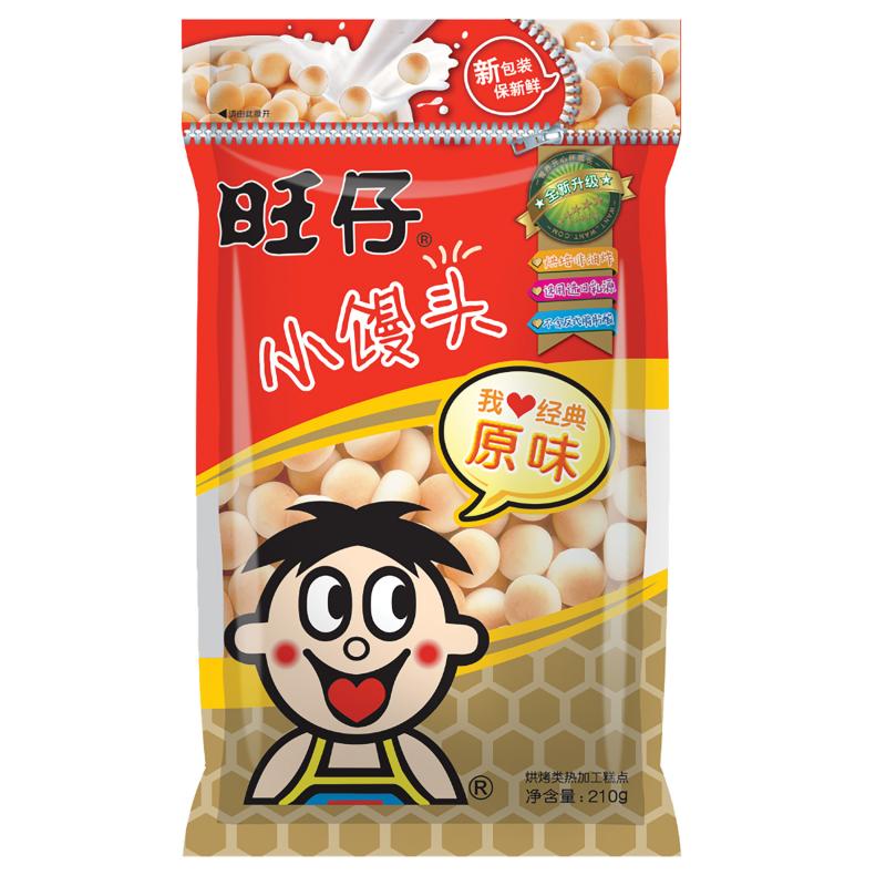 旺旺 旺仔小馒头 原味 210g/WANT WANT BALL CAKE HONEY FLAVOUR 