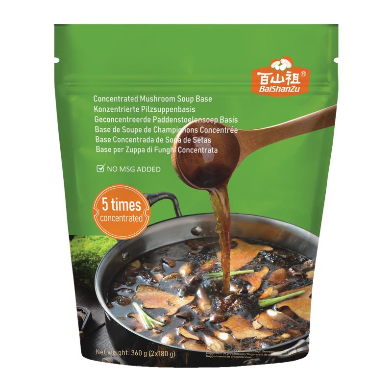 百山祖 菌菇汤底 调味360g/BAI SHAN ZU MUSHROOM SOUP BASE 