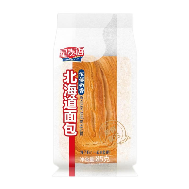 星麦语 北海道吐司面包 85G/Hokkaido Toast 85G
