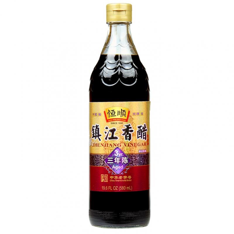 恒顺 三年陈醋 镇江香醋580ml/HENG SHUN ZHENJIANG VINEGAR THREE YEARS