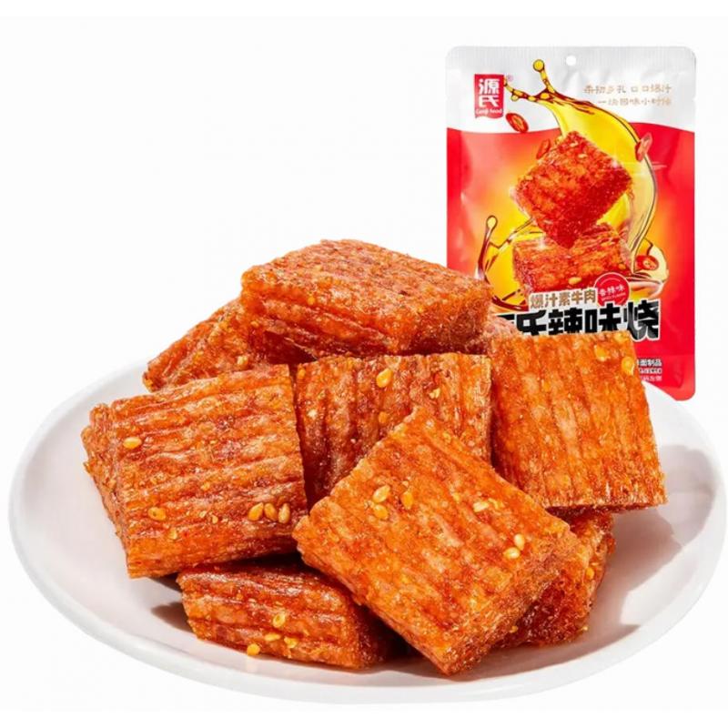 源氏 辣味烧 72g/Genji Shredded Big Gluten Hot & Spicy Flavor