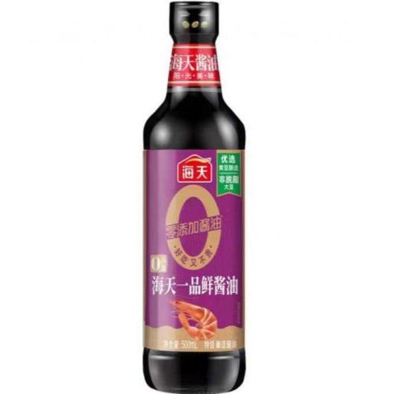 海天 0添加 一品鲜酱油500ml/0 Hinzufügen 1 Taste frische Sojasauce 500ml