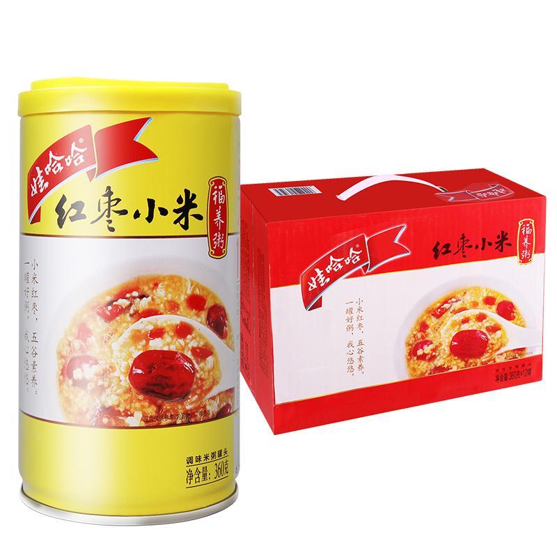 娃哈哈 红枣小米福养粥360g/Klebereisbrei m. Rotdattel u.Hirsen