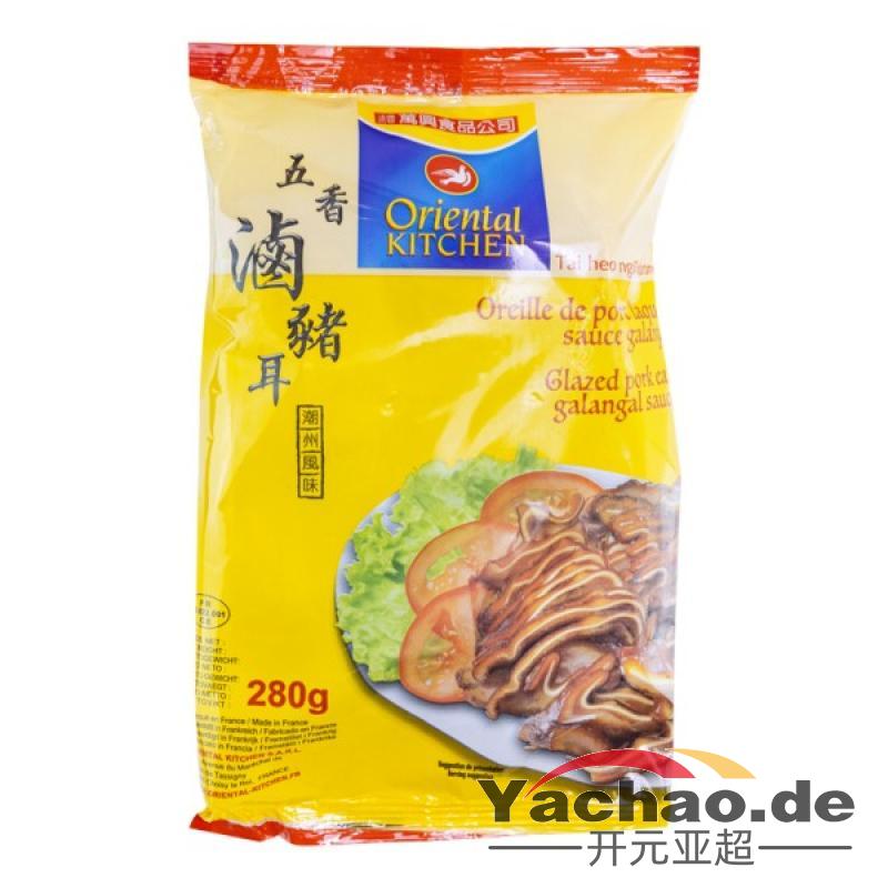 生鲜 冷冻 万兴 卤猪耳280g、ORIENTAL Schweineohren in Galangasauce