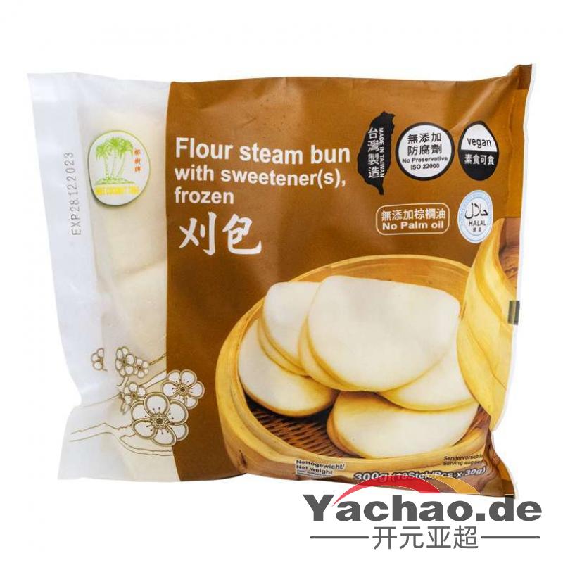 生鲜 冷冻 椰树牌 刈包 300g/TCT Teigtaschen Gua Bao