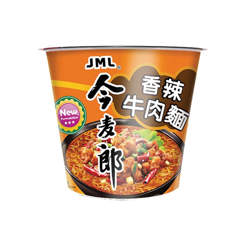 今麦郎 方便面 香辣牛肉面桶装105g/JINMAILANG INSTANT BOWL NOODLE SPICY BEEF FLAVOUR