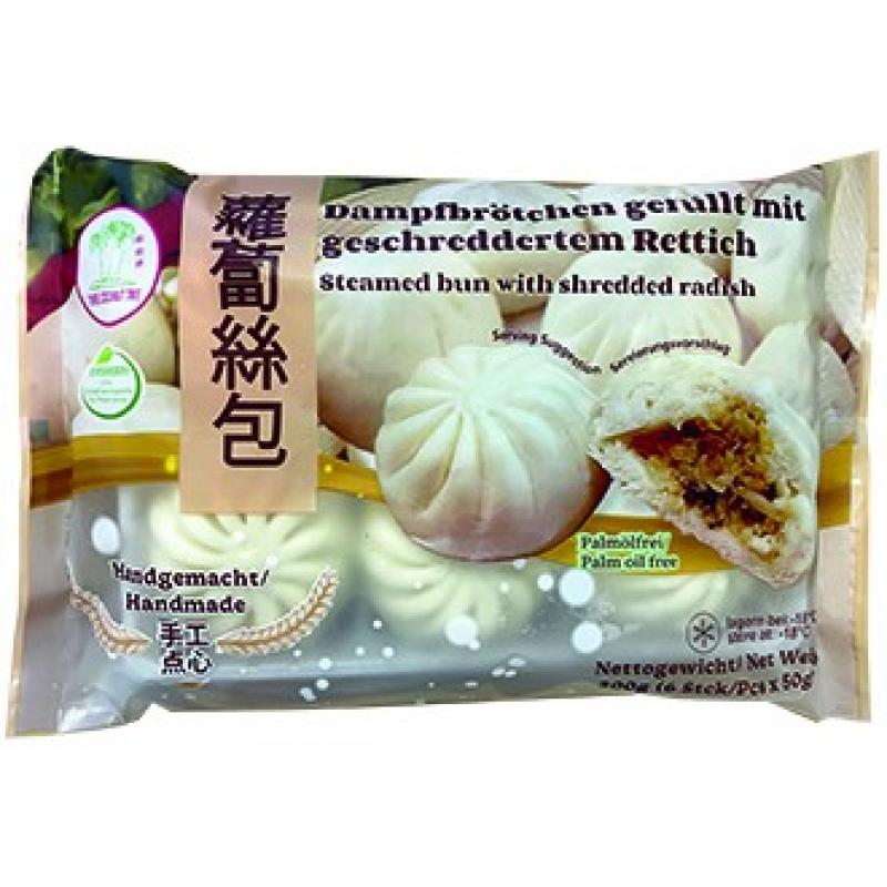 生鲜 冷冻 椰树牌 萝卜丝包300g/TCT Dampfbrö gefü m geschr Rettich