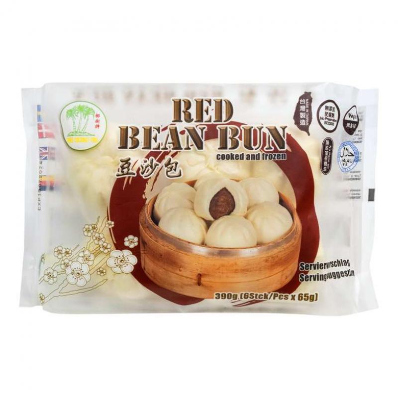 生鲜 冷冻 椰树牌 豆沙包390g/TCT Dampfbrötchen mit roten Bohnen
