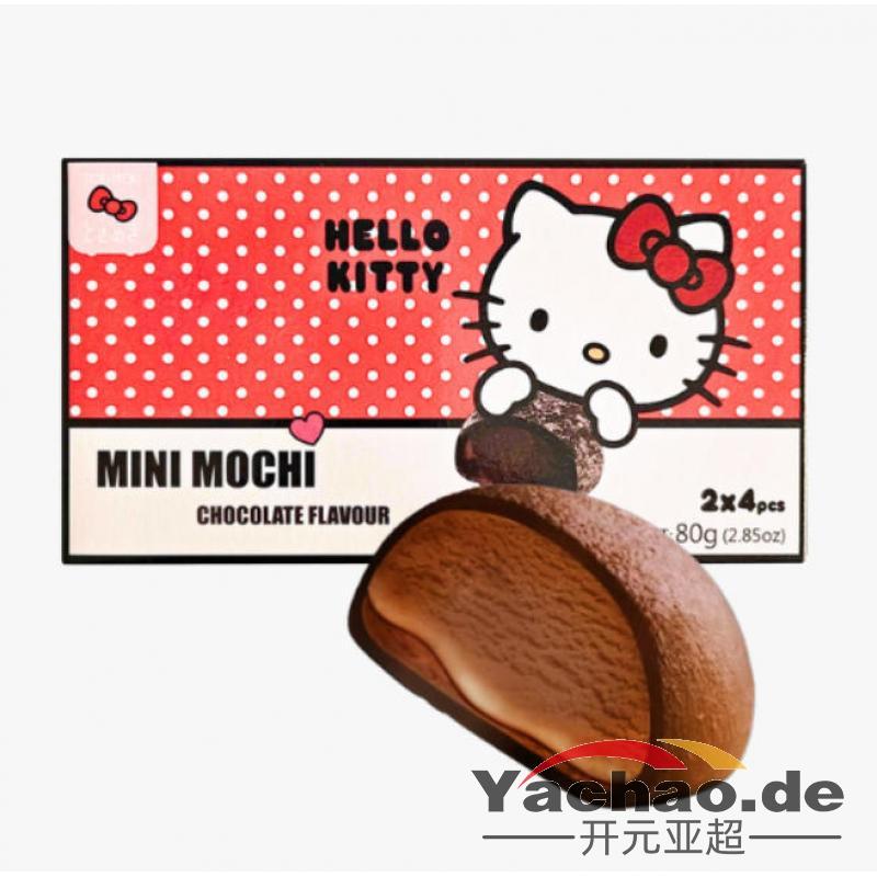 Tokimeki 巧克力迷你麻薯80g Hello Kitty Mini Mochi Chocolate Flavor80g 