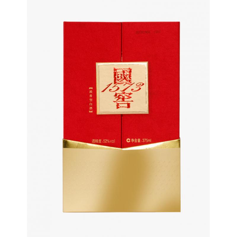 泸州老窖 白酒 国窖1573 52° 375ml礼盒装（分酒器和杯子）375ml/Baijiu National Cellar 1573 52 ° 375ml gift box