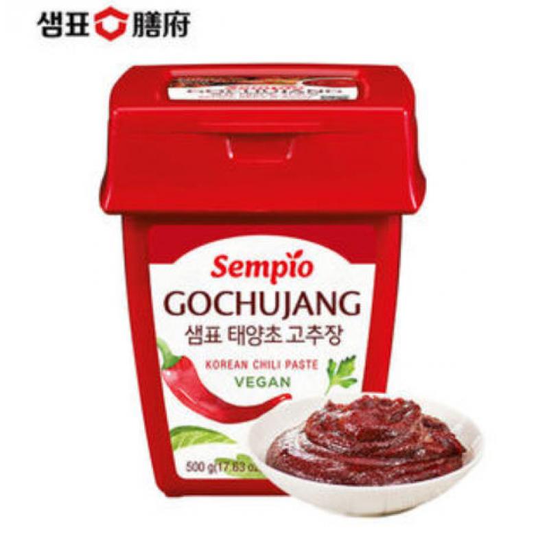 【München】膳府韩国辣椒酱  SEMPIO Chilipaste Rot Scharf gochujang 500g