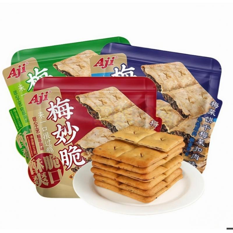 【München】Aji 梅菜饼干 Cracker mit eingelegtem Senfkohl 208g