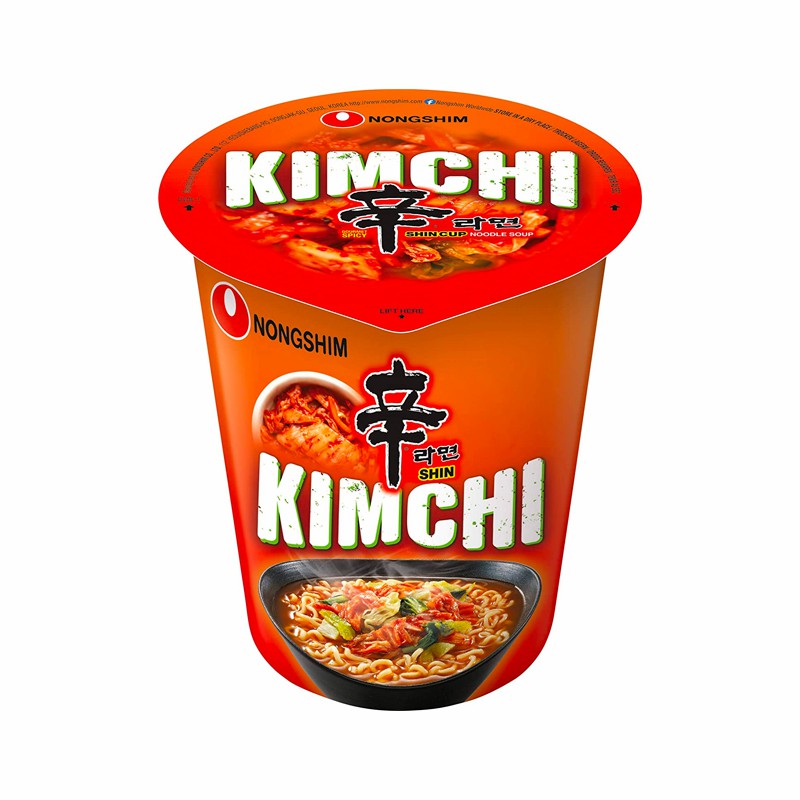 【München】农心辛拉面泡菜味桶装  NONgSHIM Instantnudeln Shin Ramen Kimchi in Schüssel 75g