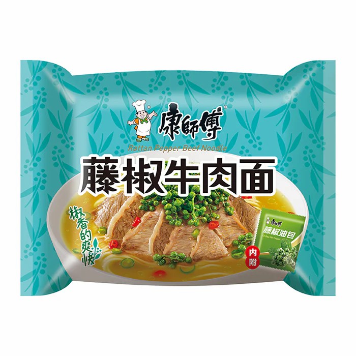 【München】康师傅藤椒牛肉面  Instantnudeln Rindfleisch & grünpfeffer 104g