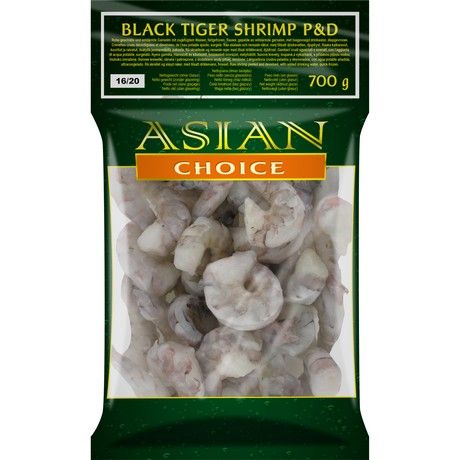 【München】黑虎虾仁 ASIANCHOICE BlackTiger Garnele geschält 16/20 1kg