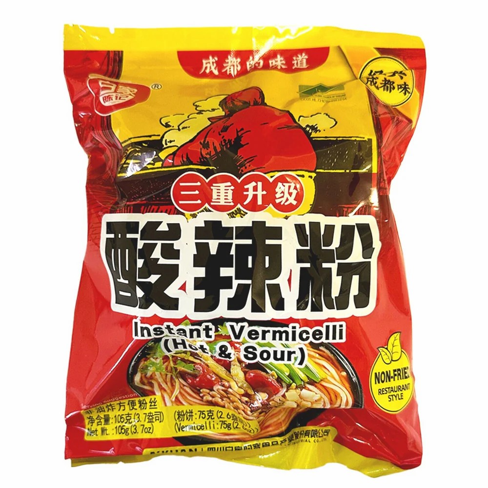 【München】白家 酸辣粉  Instant Glassnudel scharf sauer     105g