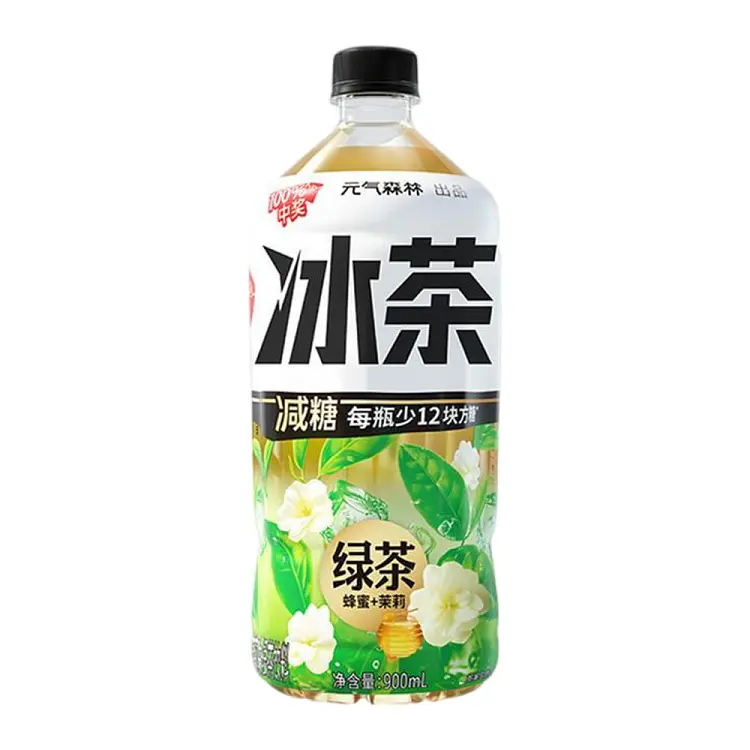 【München】元气森林冰蜜茉莉绿茶减糖 Grüner Tee Jasmin & Honig Weniger Zucker 900ml