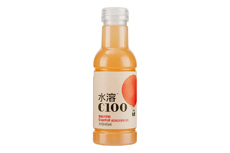 【München】农夫山泉 水溶C100 西柚汁 Grapefruitsaft mit C100 445ml