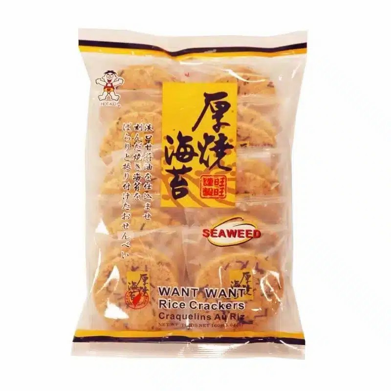 【München】旺旺厚烧海苔  Reiskräcker mit Seaweed geschmack 160g