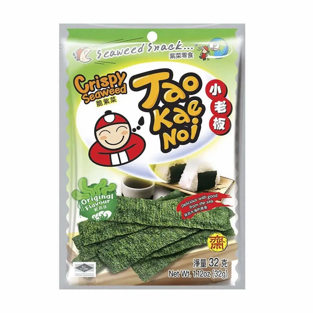 【München】脆海苔原味  TAO KAE NOI Seetang Snack Crispy Original 32g