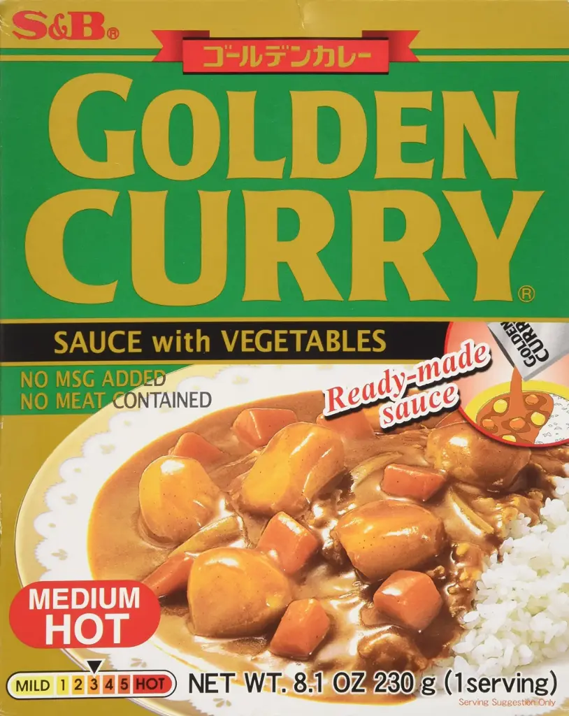 【München】S&B 即食 蔬菜咖喱 Instant Golden Vegetable Curry Medium 230g