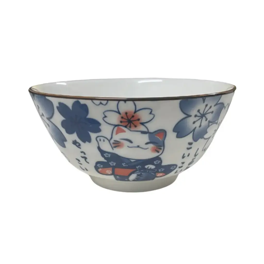 【München】招财猫印花瓷碗 Japanische Keramikslöffel 14,5cm