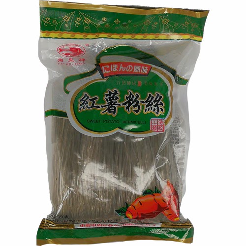 【München】鱼泉红薯粉丝  FISH WELL Süßkartorffelnudeln dünn 350g