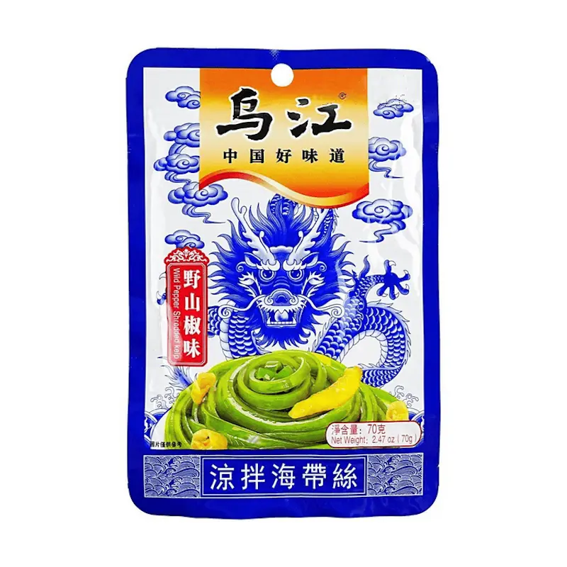 【München】乌江 野山椒海带丝 Seetangstreifen mit wilden Chili 70g