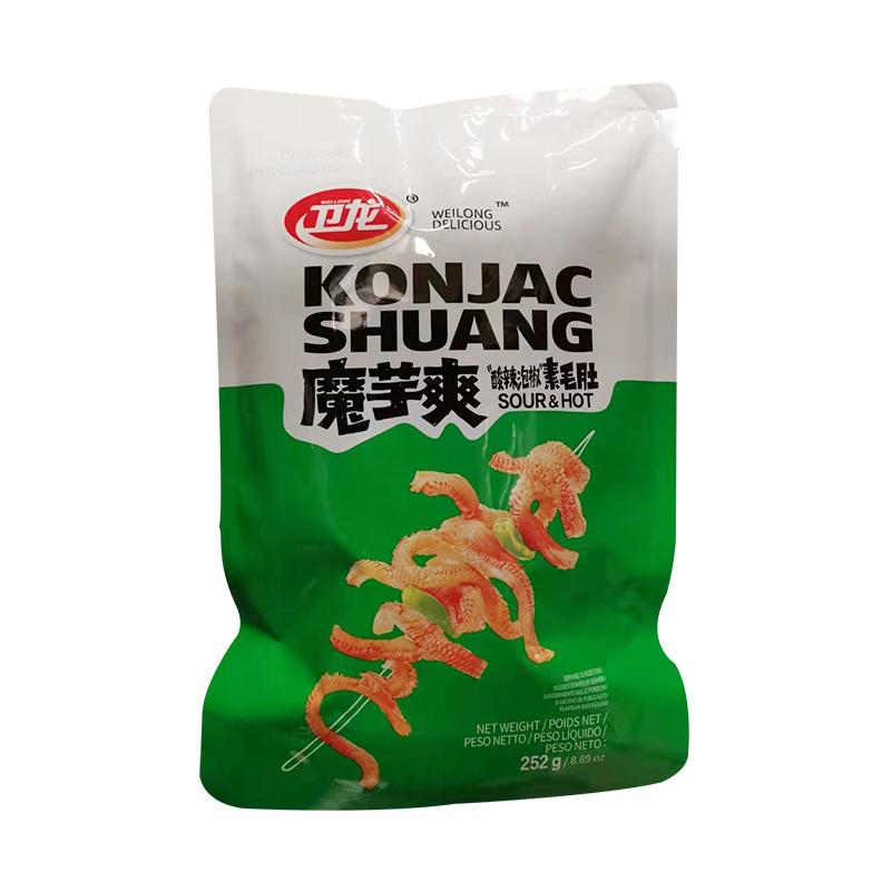 【München】卫龙魔芋爽素毛肚酸辣味  Konjac mit sauer-scharfer geschmack 252g