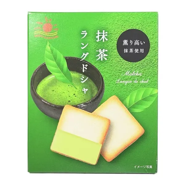 【München】Nikko  日式抹茶猫舌饼干 Matcha-Katzenzungengebäck 45g