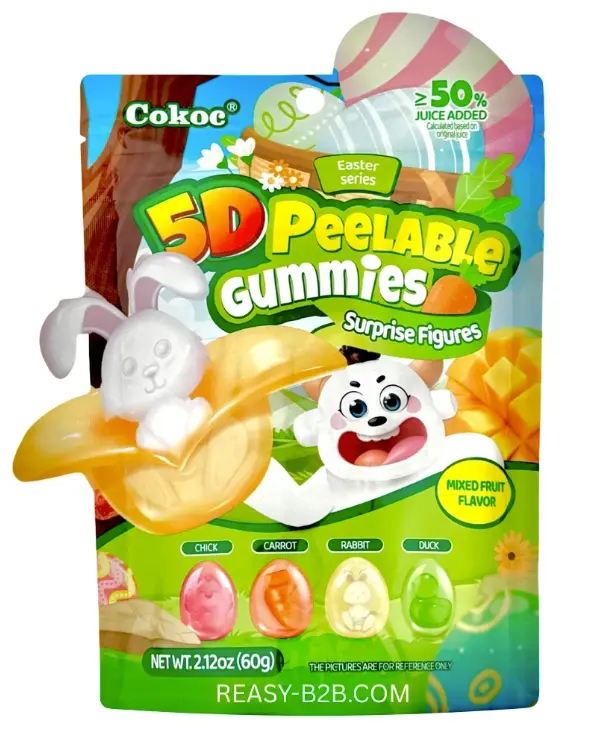 【München】Cokoc  剥皮软糖  复活节款 Schälbare Fruchtgummis Ostern Edition 75g
