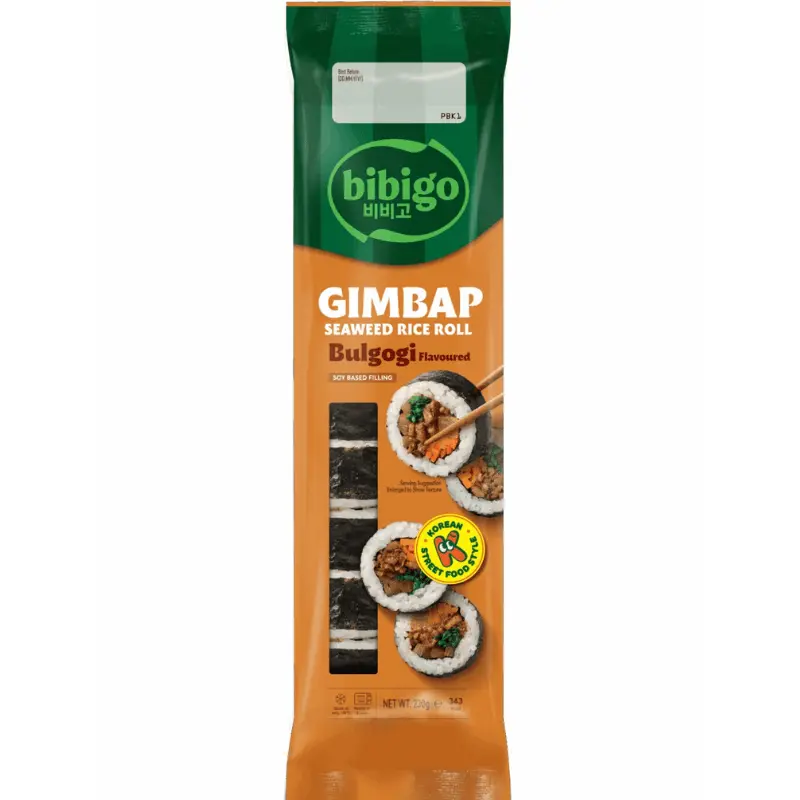 【München】Bibigo 韩式紫菜包饭卷 烤肉味 Gimbap Bulgogi Style 230g