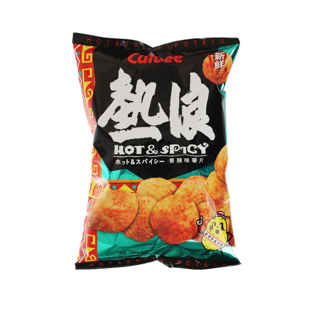 【München】Calbee 热浪薯片 辣味 Kattofeln Chips  Hot & Spicy 105g