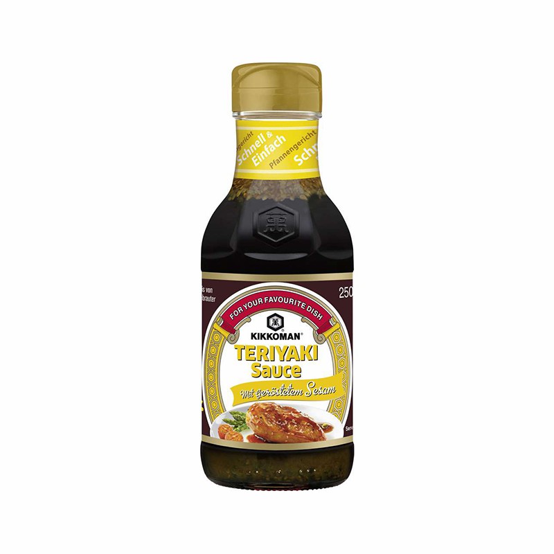 【München】照烧汁芝麻  KIKKOMAN Teriyaki-Sauce mit geröstetem Sesam 250ml