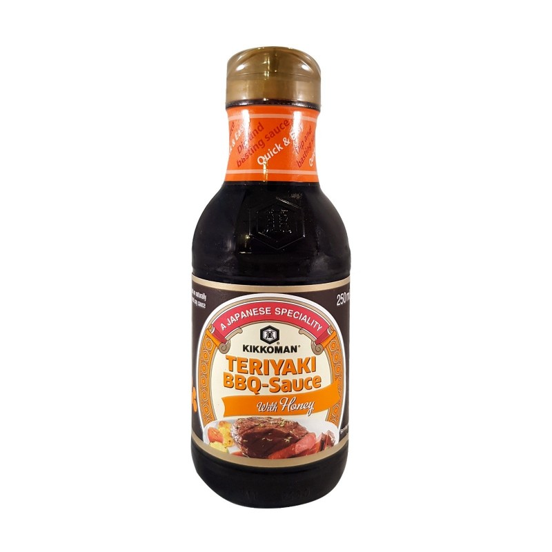 【München】照烧汁  BBQ KIKKOMAN Teriyaki-Sauce BBQ mit Honig 250ml