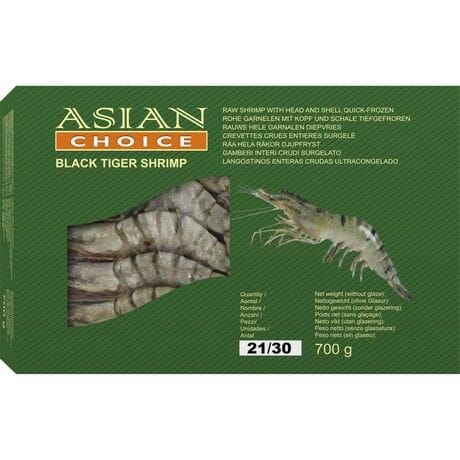 【München】黑虎虾 Asian Choice BlackTiger garnele 21/30 700g