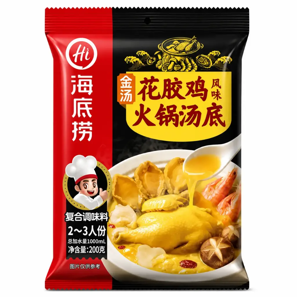 【München】海底捞 花椒鸡火锅汤底 Sichuanpfeffer-Hähnchen-Hotpot 200g